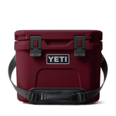 YETI Roadie 15 cooler in color Wild Vine Red.